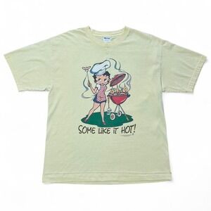 Vintage Y2K Betty Boop Some Like It Hot Distressed Single Stitch T-shirt Large